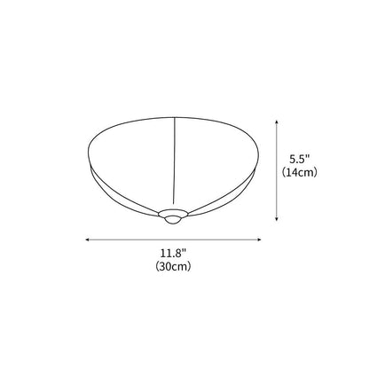 Orange Mushroom Ceiling Lamp