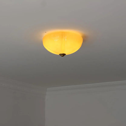 Orange Mushroom Ceiling Lamp