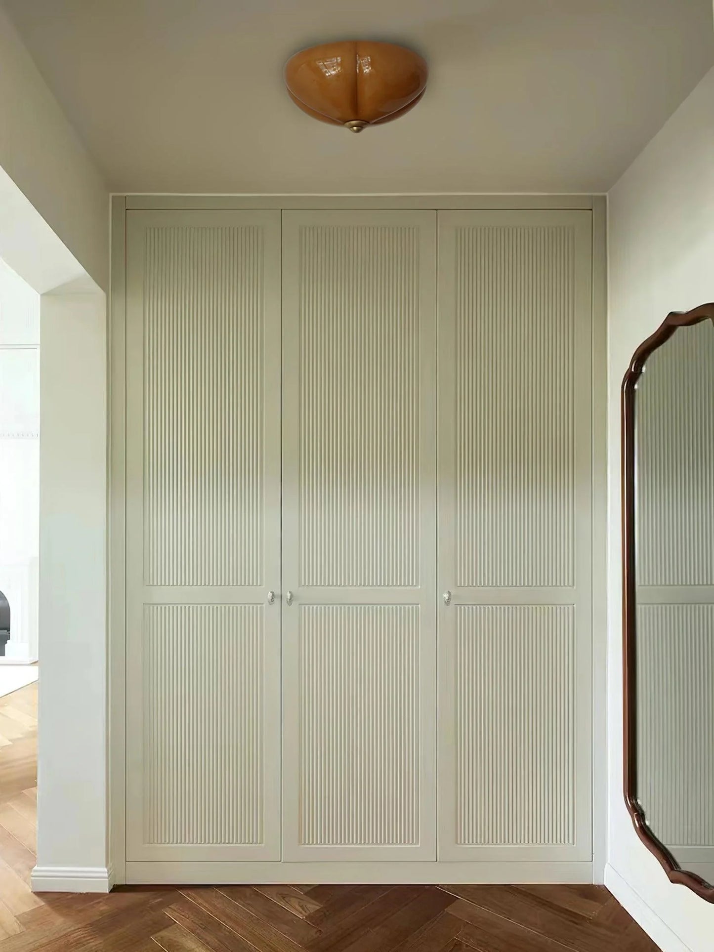 Orange Mushroom Ceiling Lamp