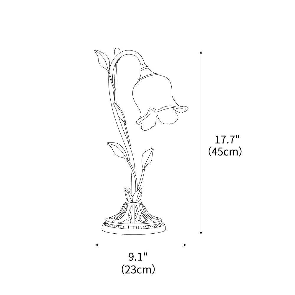 Pastoral Floral Table Lamp