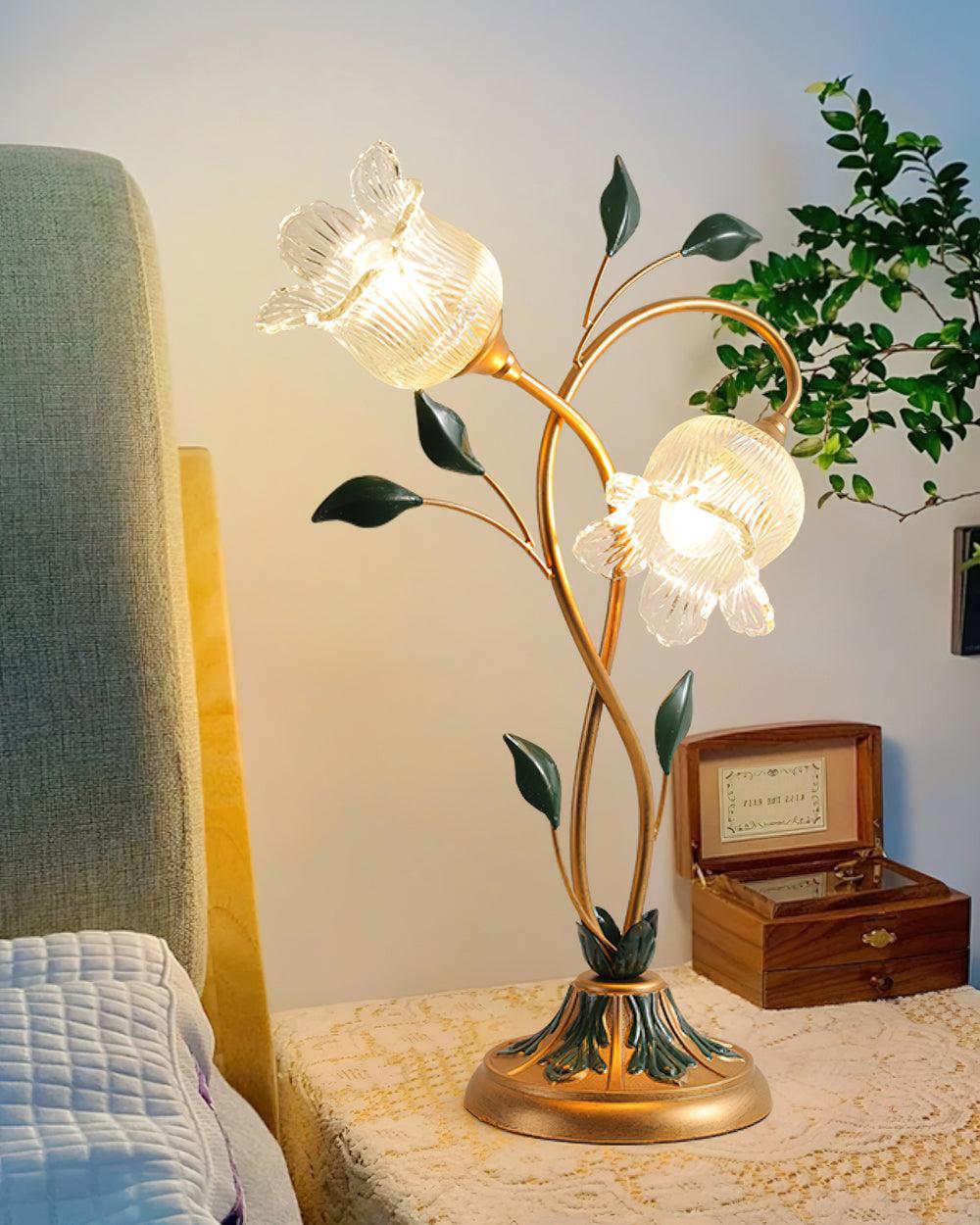 Pastoral Floral Table Lamp