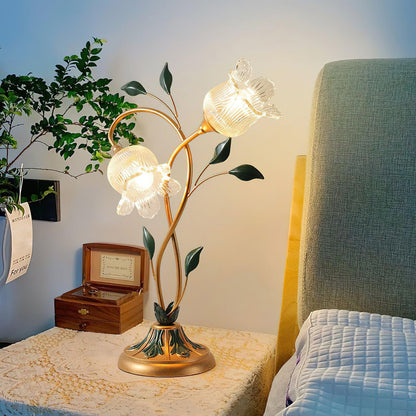 Pastoral Floral Table Lamp