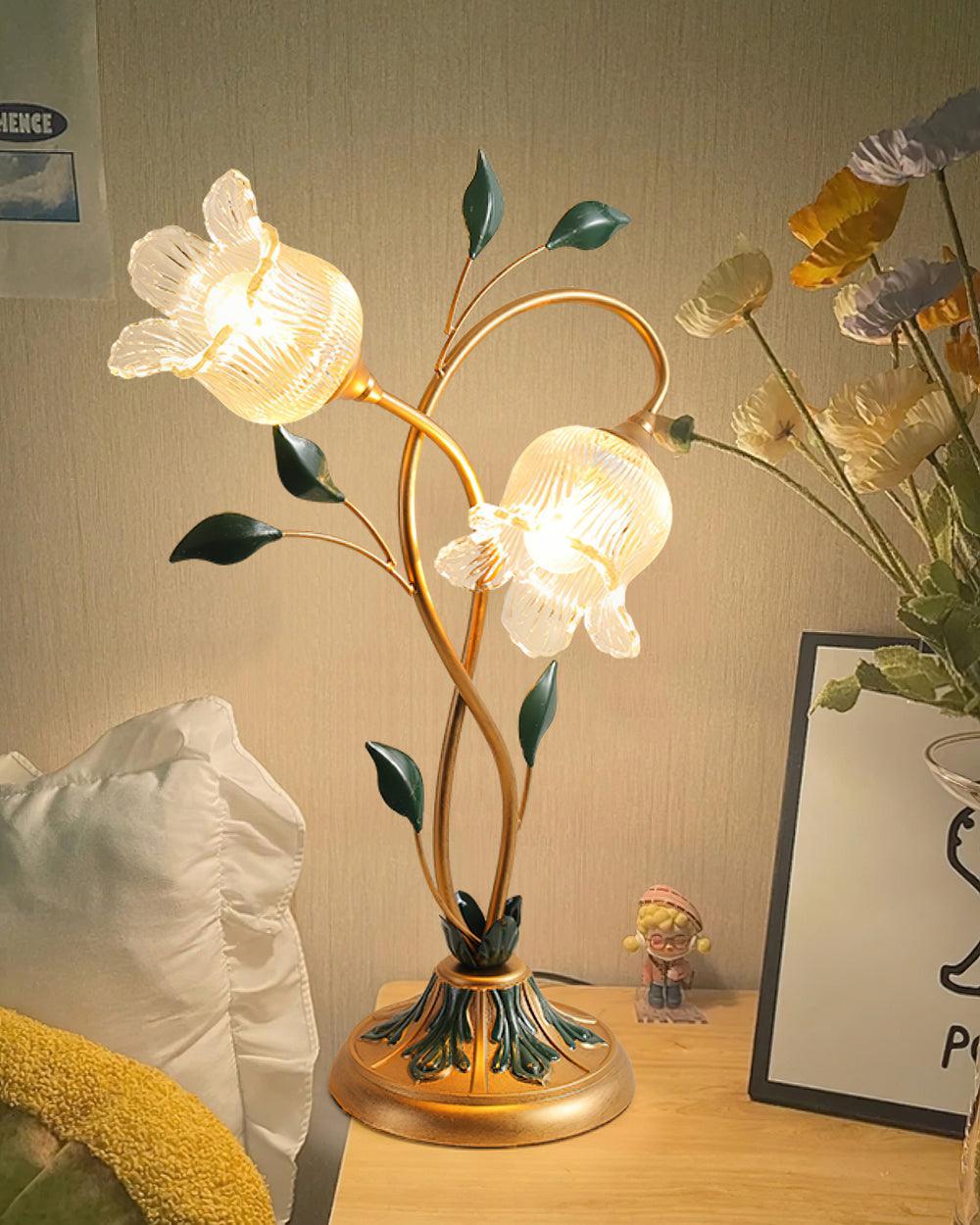 Pastoral Floral Table Lamp