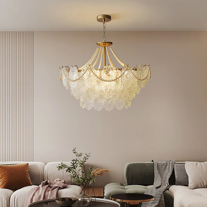 Pearls Glass Chandelier