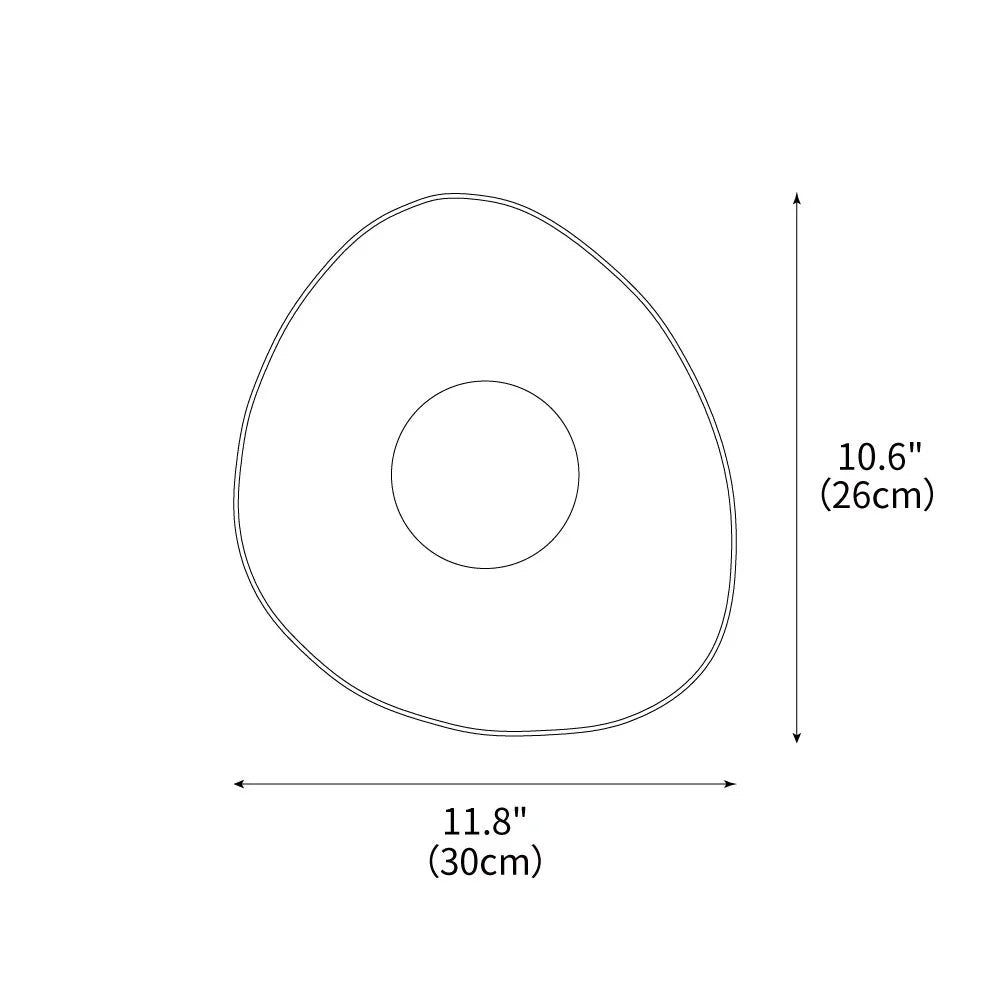 Pebble Disc Wall Light