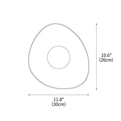 Pebble Disc Wall Light