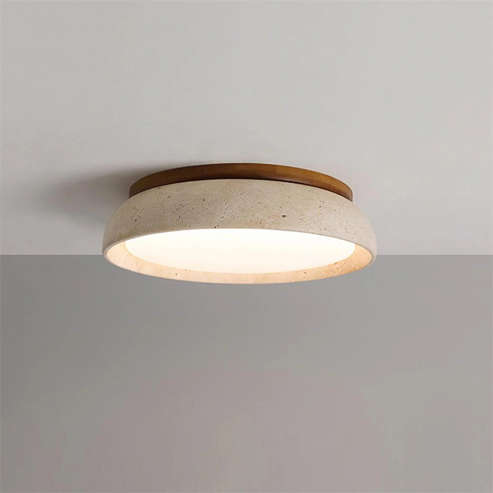 Piedra Travertine Ceiling Light