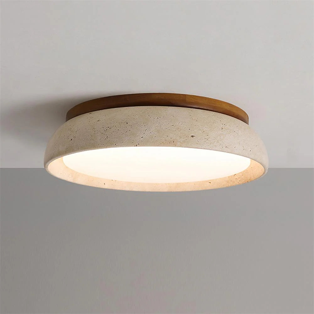Piedra Travertine Ceiling Light
