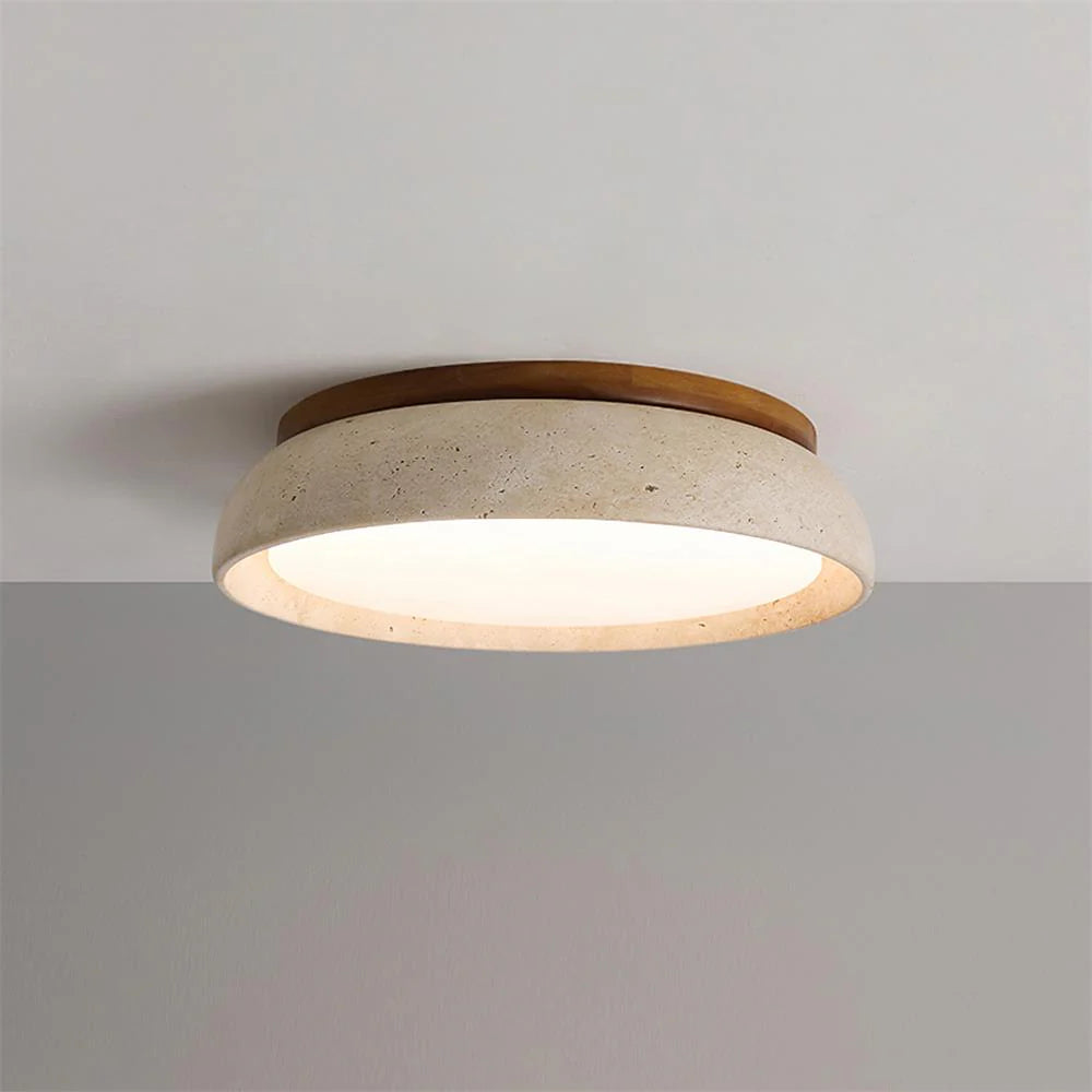 Piedra Travertine Ceiling Light