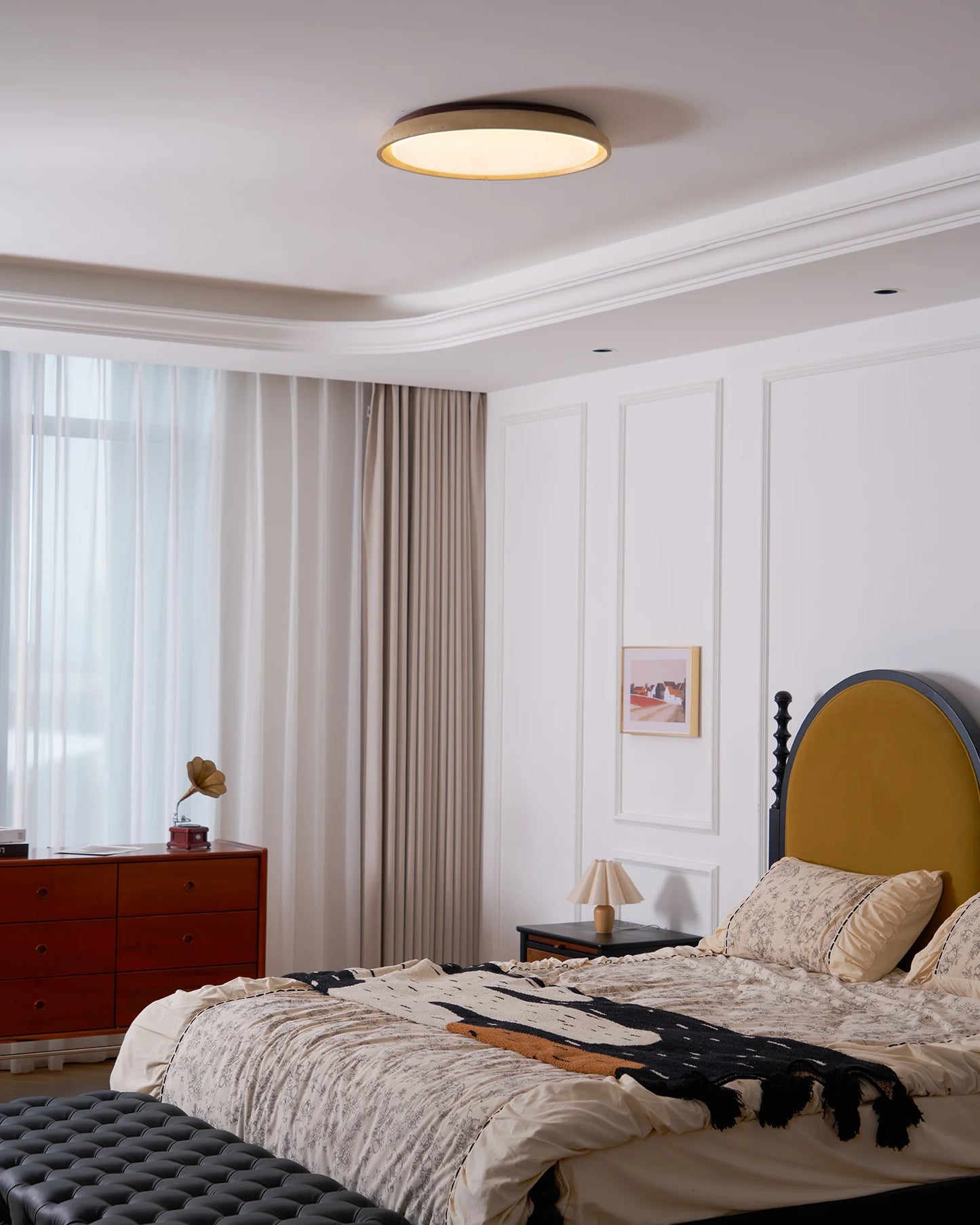 Piedra Travertine Ceiling Light