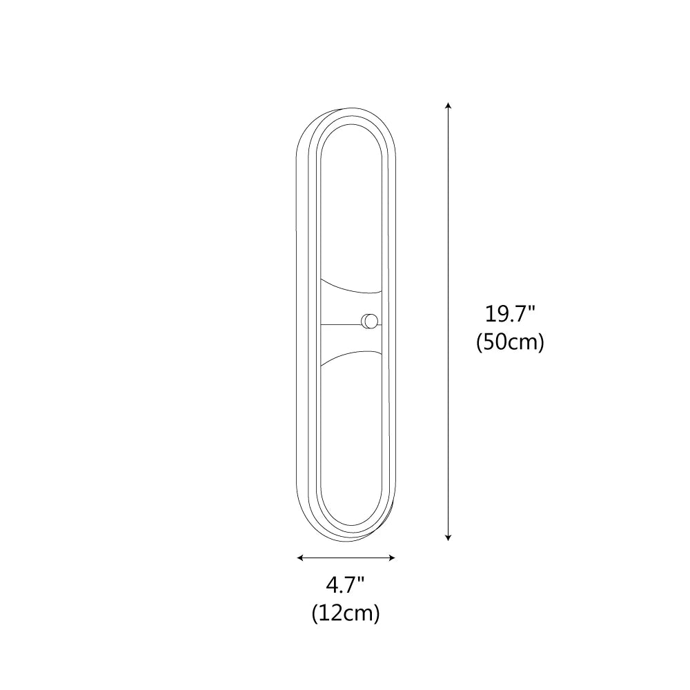 Pill Alabaster Wall Light