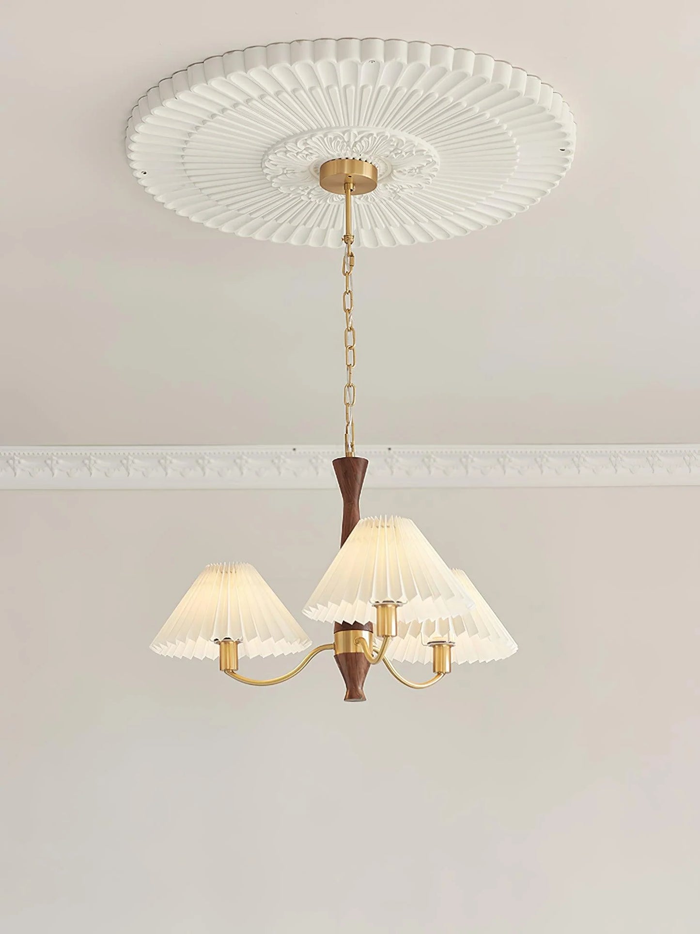 Pleated Chandelier
