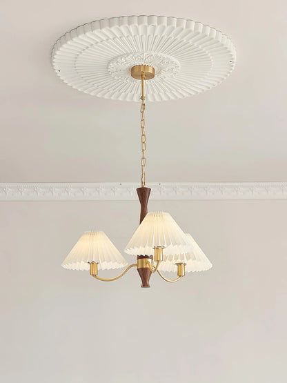 Pleated Chandelier