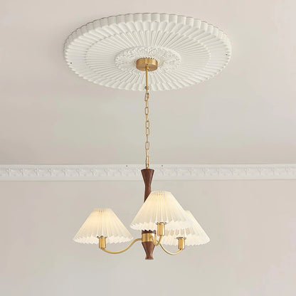 Pleated Chandelier