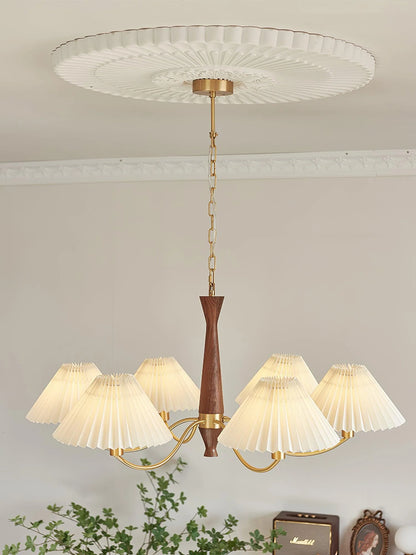 Pleated Chandelier