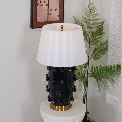 Polka Dot Porcelain Table Lamp