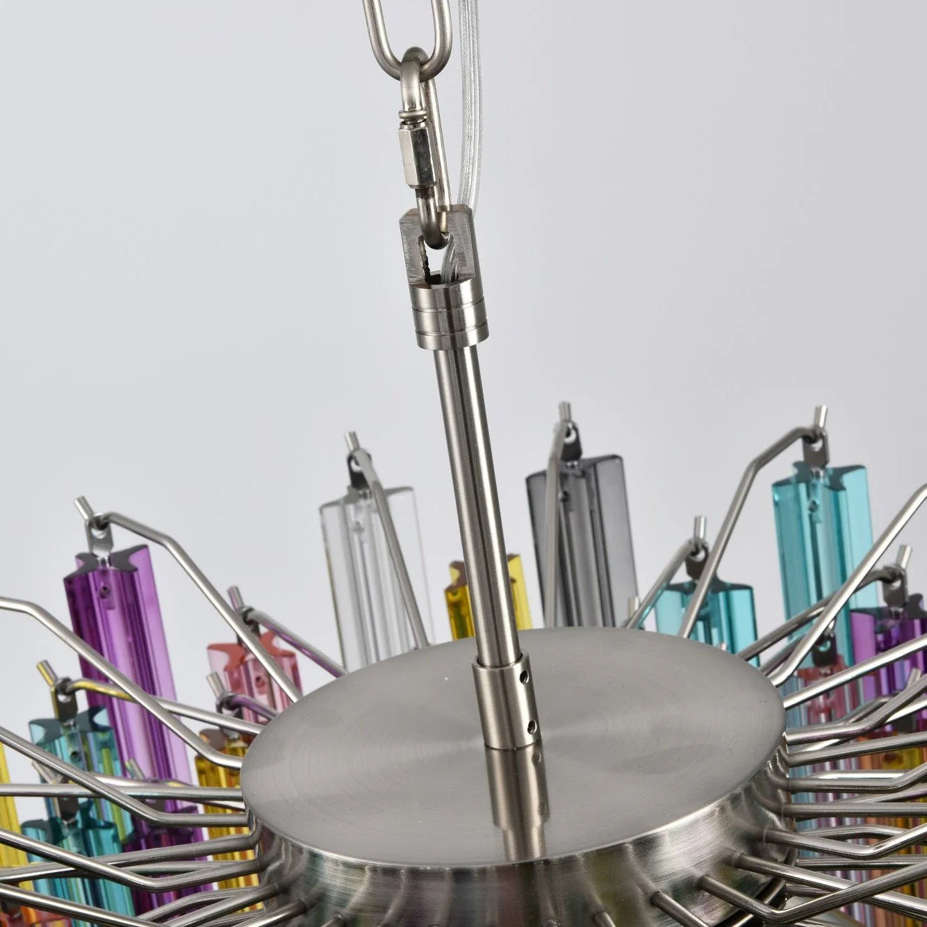 Prismatic Murano Colorful Chandelier
