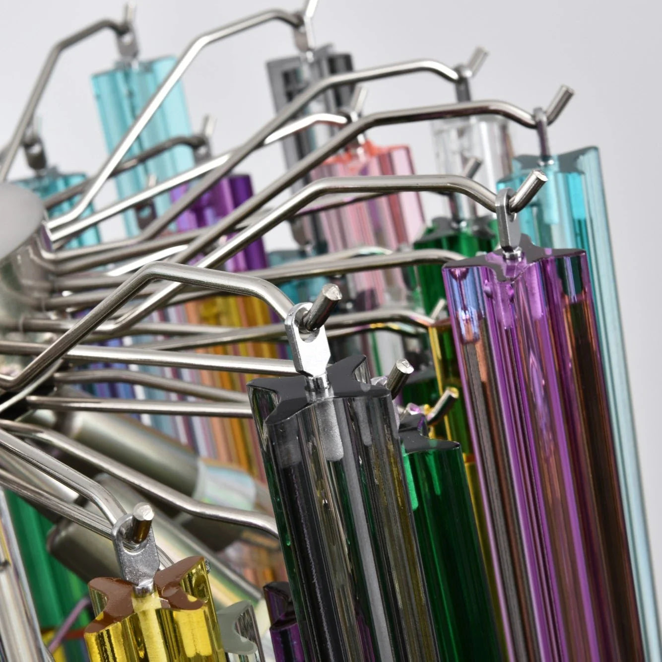 Prismatic Murano Colorful Chandelier