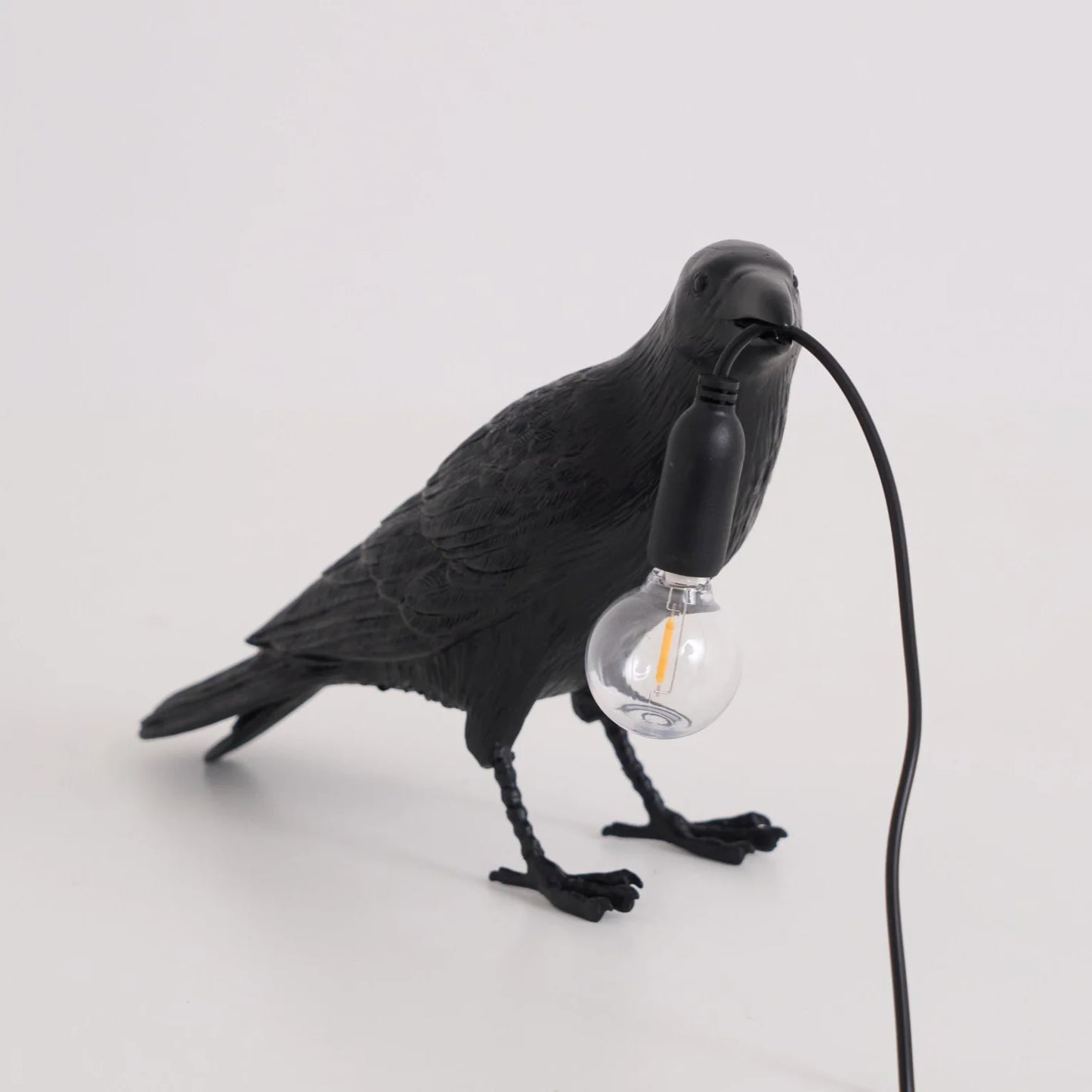 Raven Resin Table Lamp