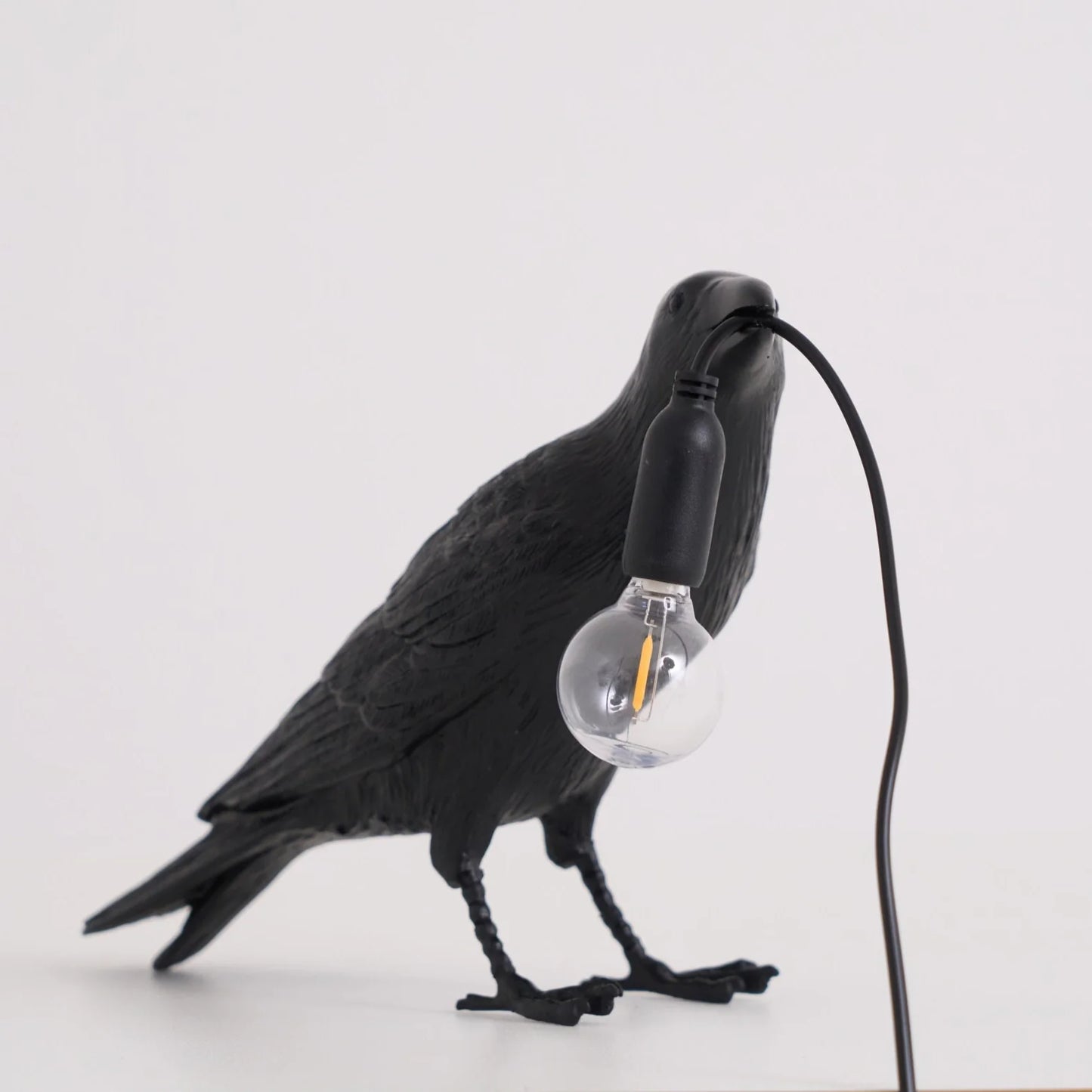 Raven Resin Table Lamp