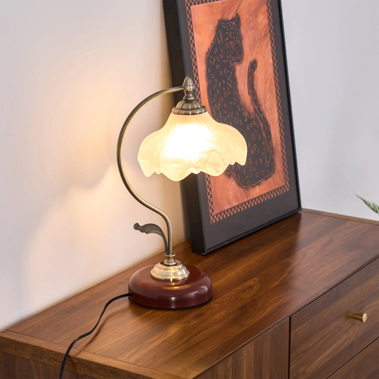 Vintage Laiton Table Lamp