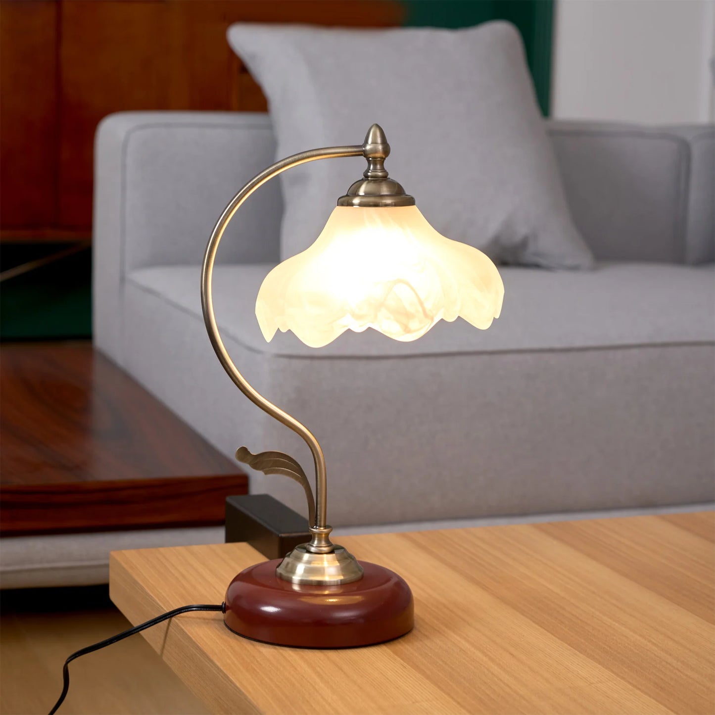 Vintage Laiton Table Lamp