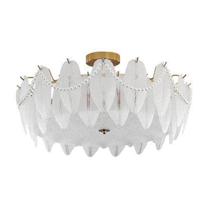 Retro Feather Ceiling Lamp
