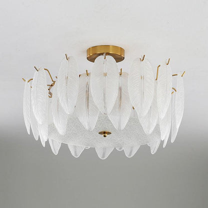 Retro Feather Ceiling Lamp