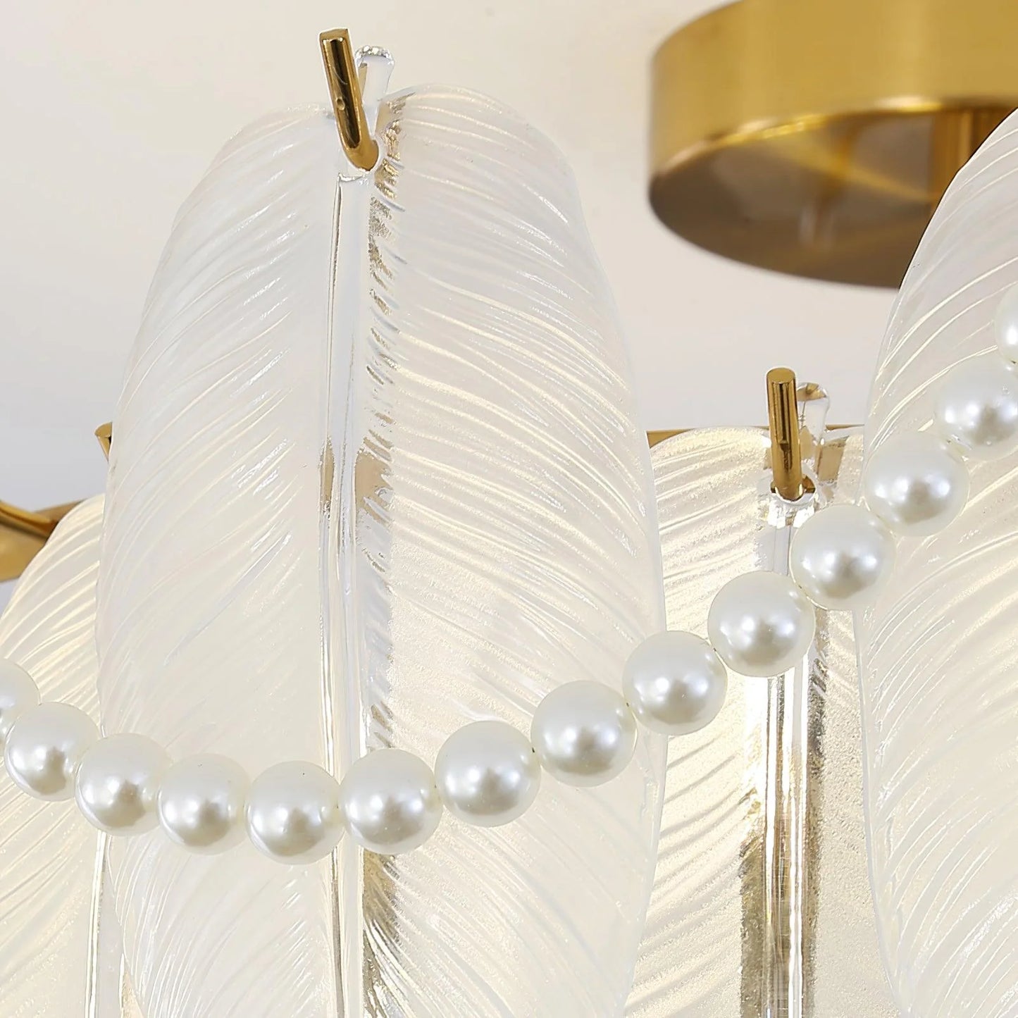 Retro Feather Ceiling Lamp