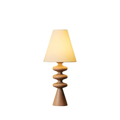 Ripple Wood Table Lamp