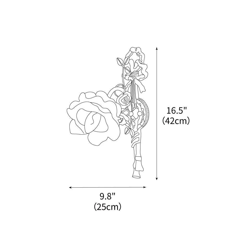 Rosalie Floral Wall Sconce