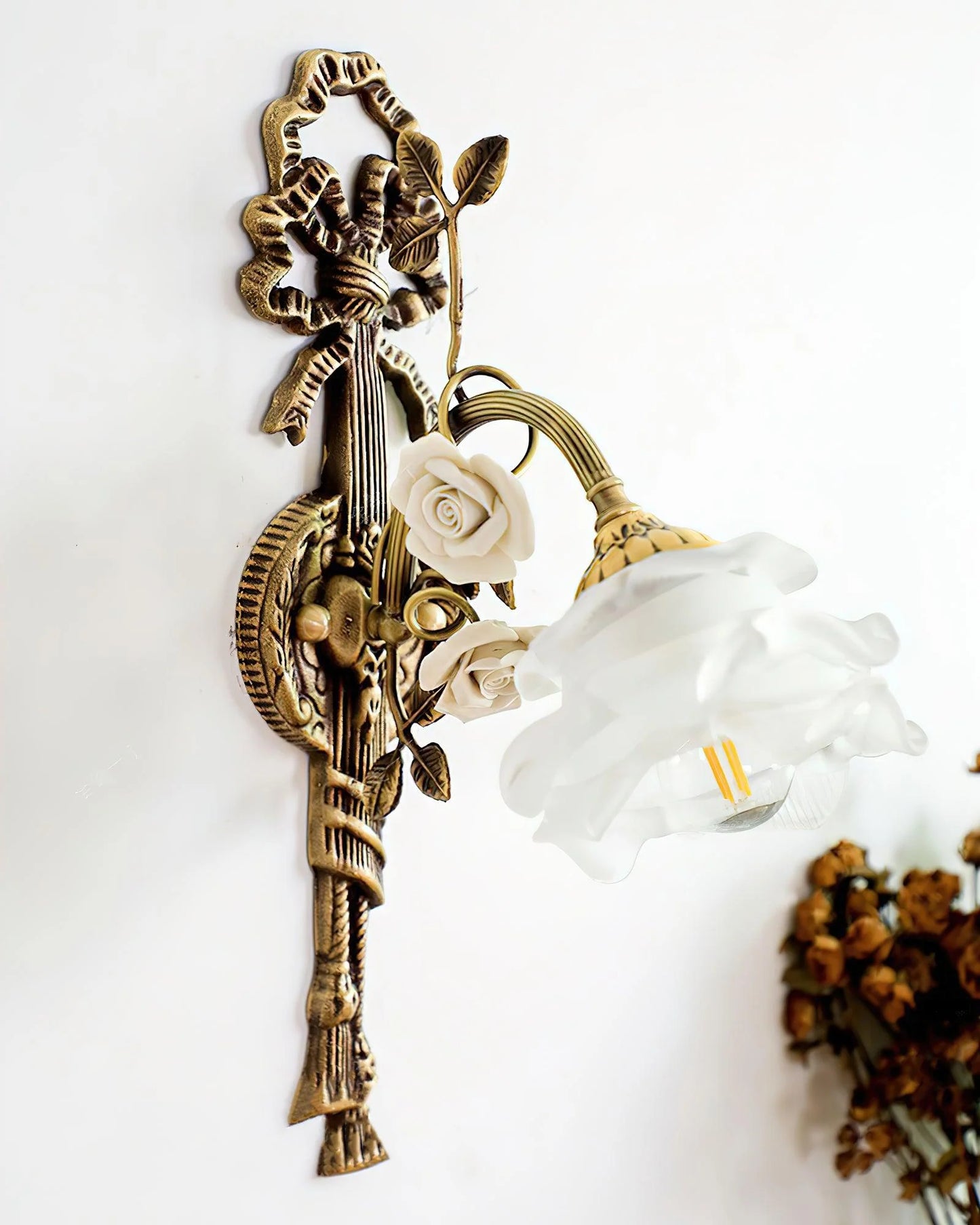 Rosalie Floral Wall Sconce
