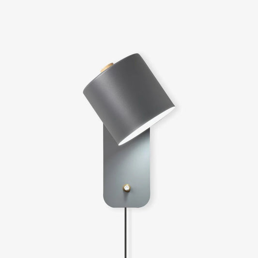Rotatable Cylinder Wall Lamp with Plug
