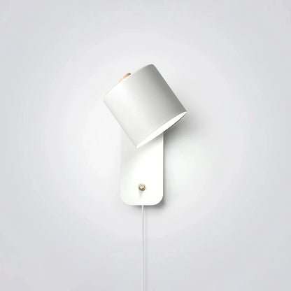 Rotatable Cylinder Wall Lamp with Plug