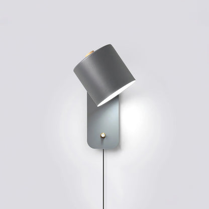 Rotatable Cylinder Wall Lamp with Plug