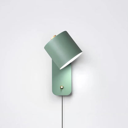 Rotatable Cylinder Wall Lamp with Plug