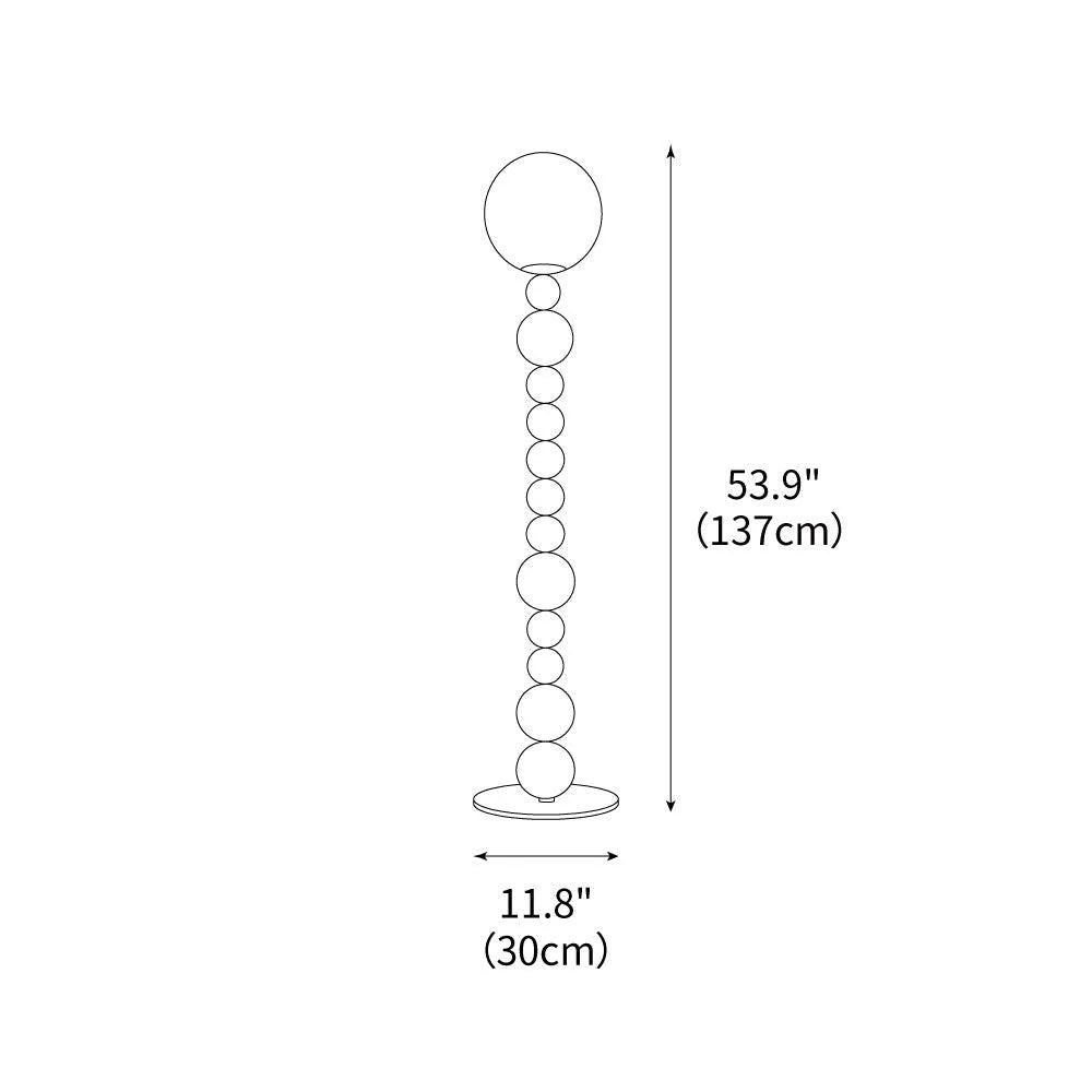 Round Balls Stacking Floor Lamp