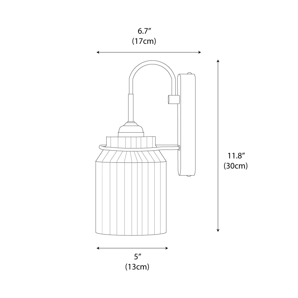Round Funnel Wall Lamp