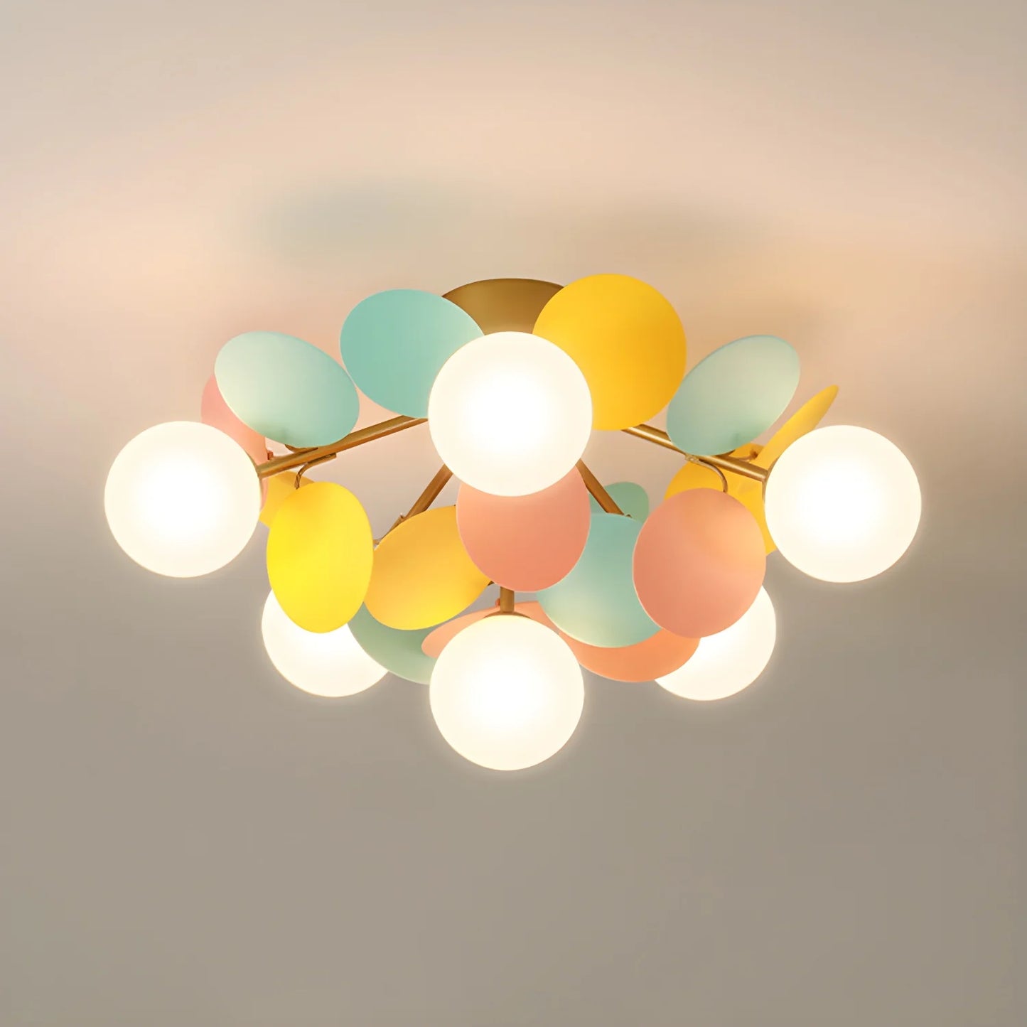 Round Macaron Ceiling Lamp