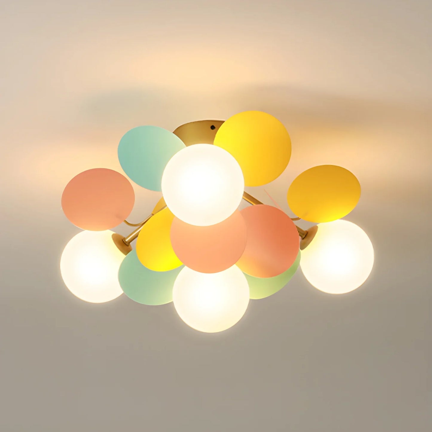 Round Macaron Ceiling Lamp