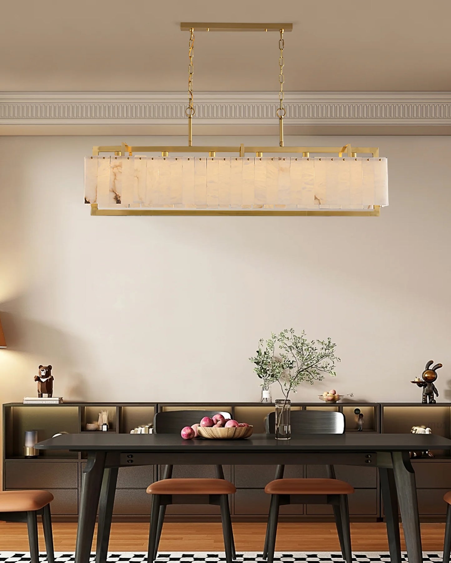 Ruben Alabaster Chandelier