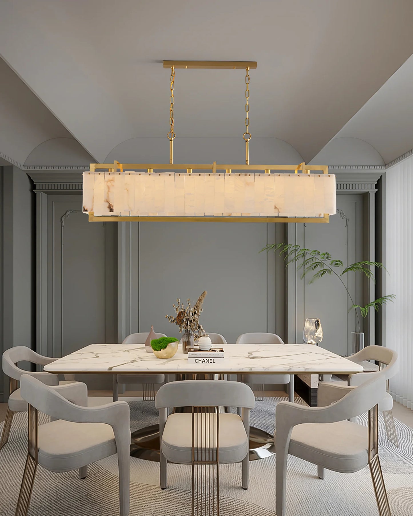 Ruben Alabaster Chandelier