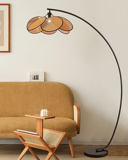 Screen Cannage Floor Lamp