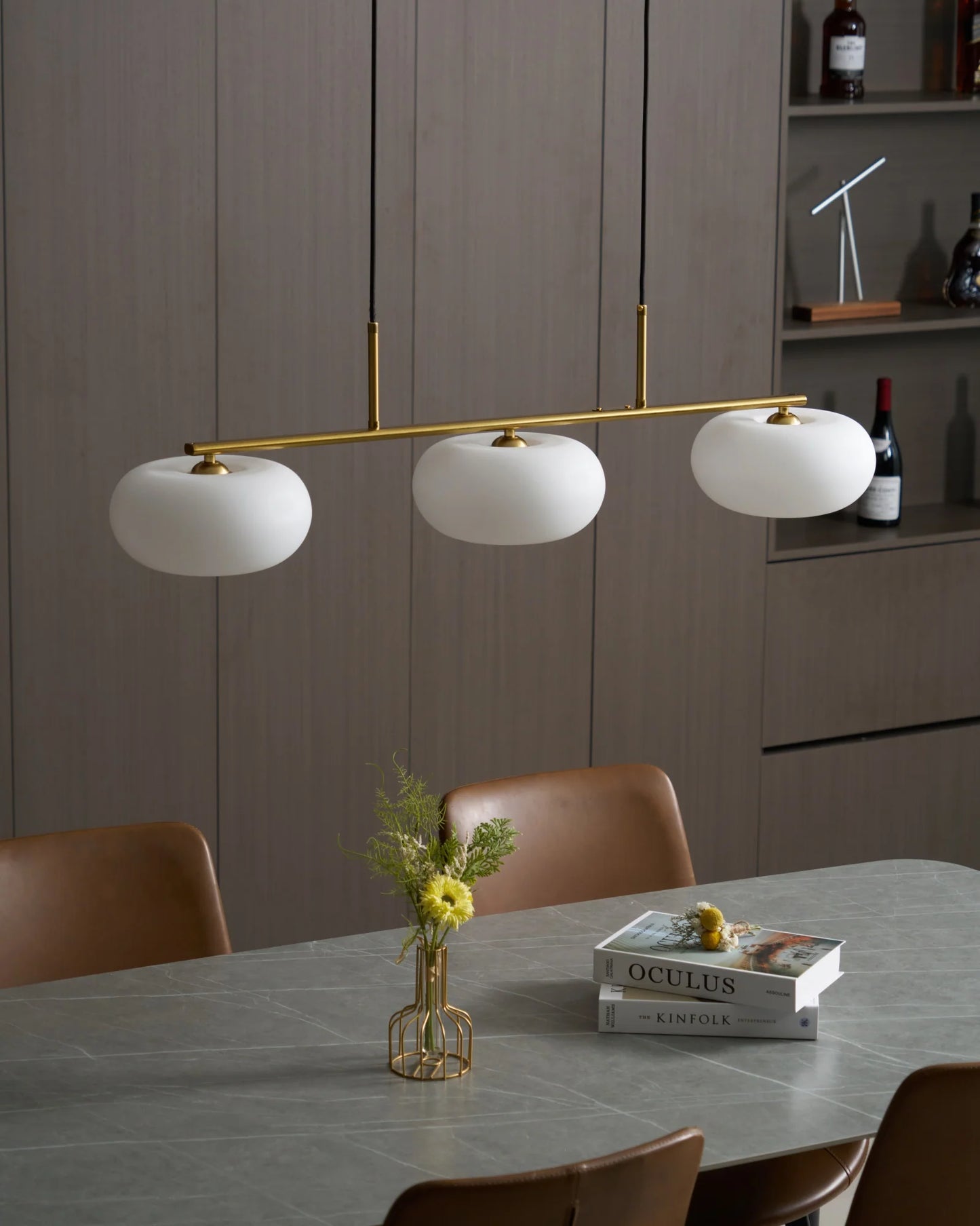Sculptural Pendant Light
