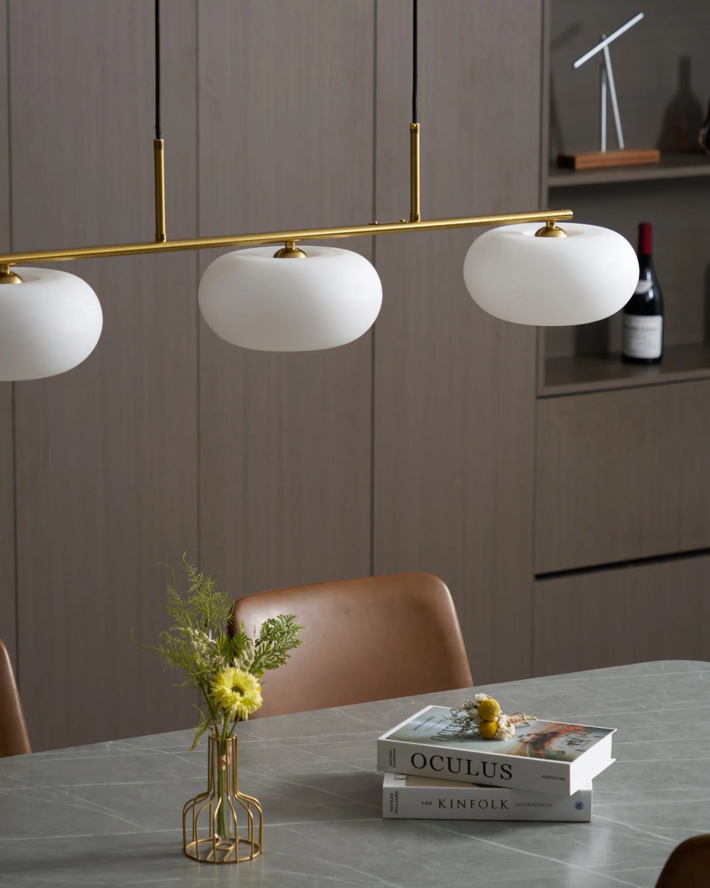 Sculptural Pendant Light