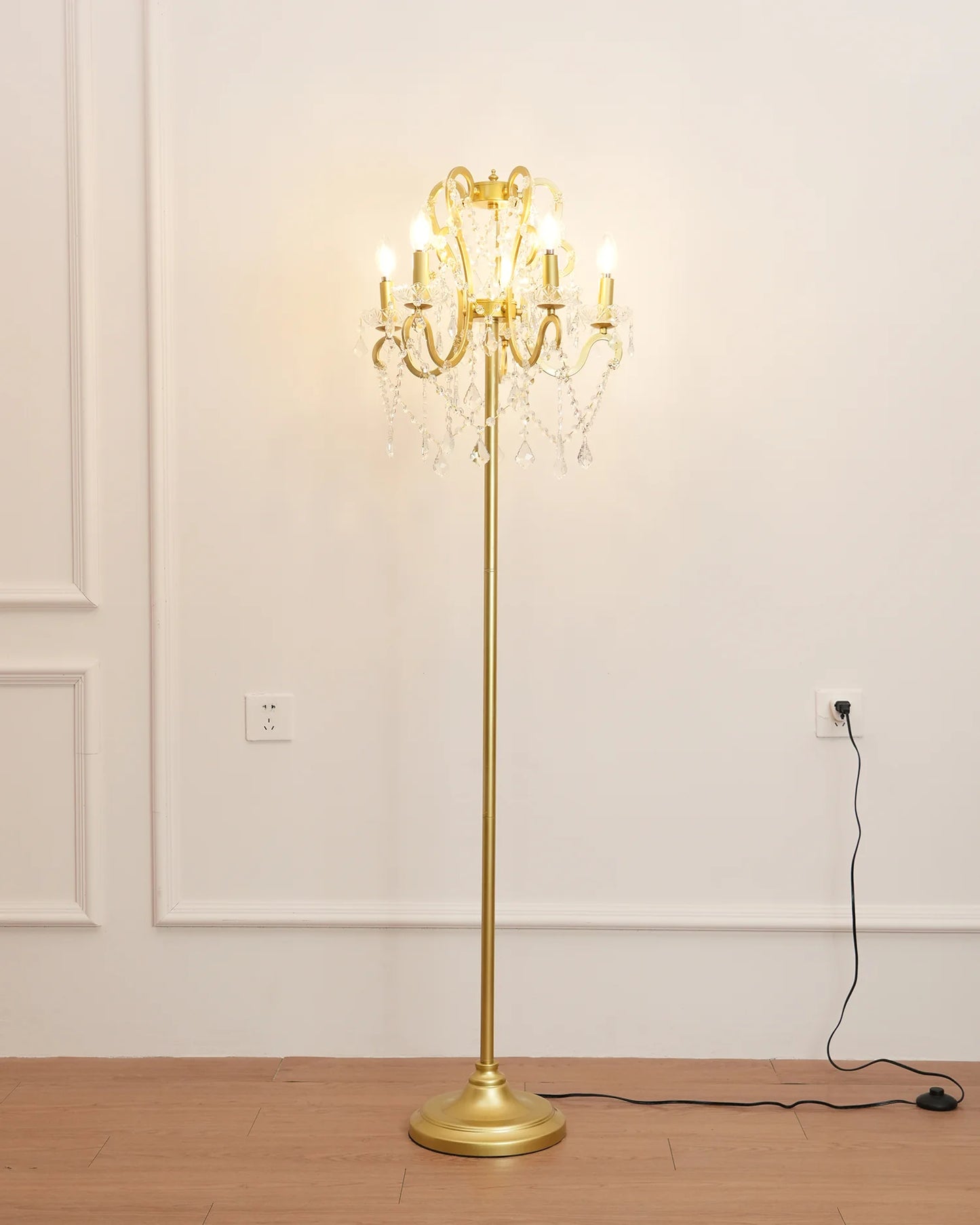 Seraphina Crystal Floor Lamp