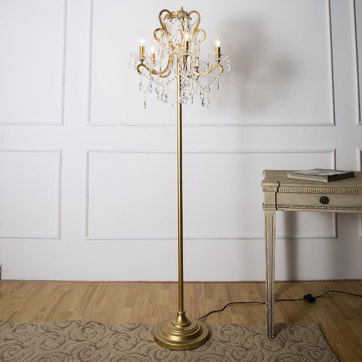 Seraphina Crystal Floor Lamp