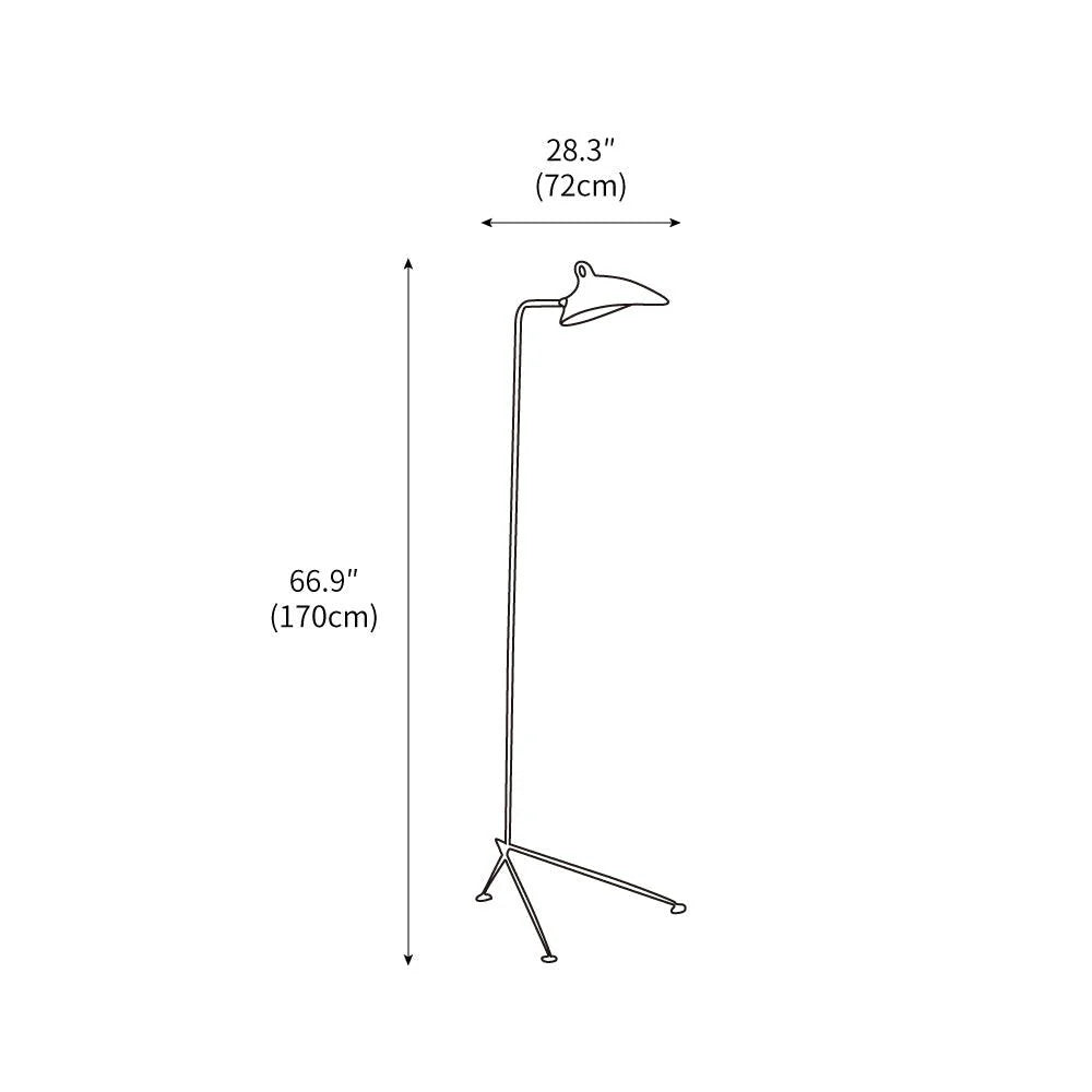 Serge Mouille Floor Lamp
