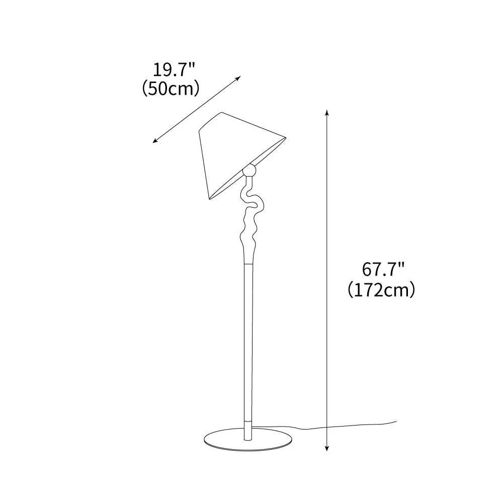 Serpentine Twist Floor Lamp