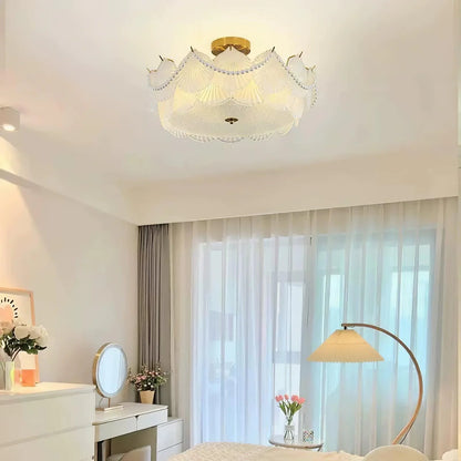 Shell Glass Ceiling Lamp